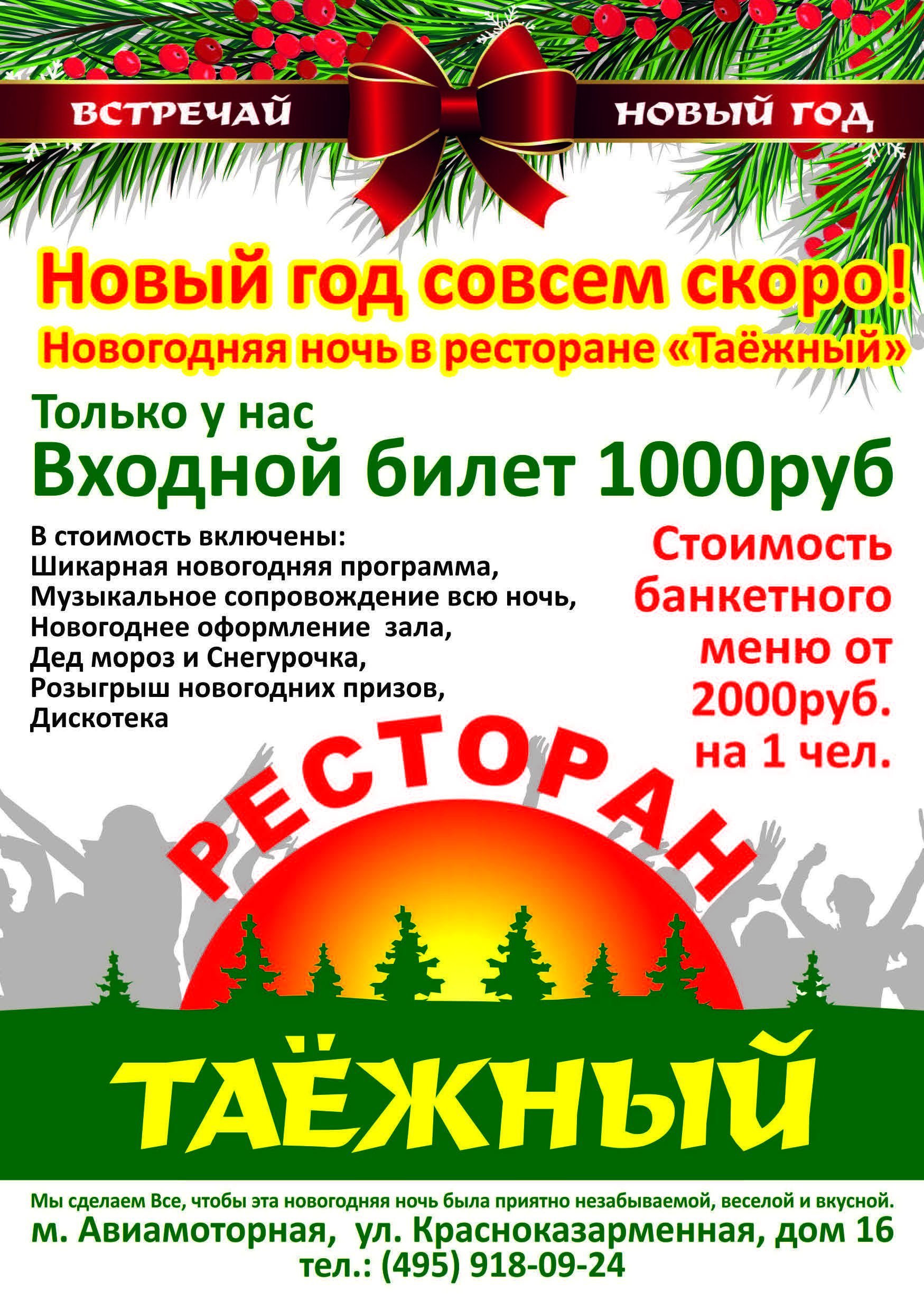 Новогодняя ночь в Таежном